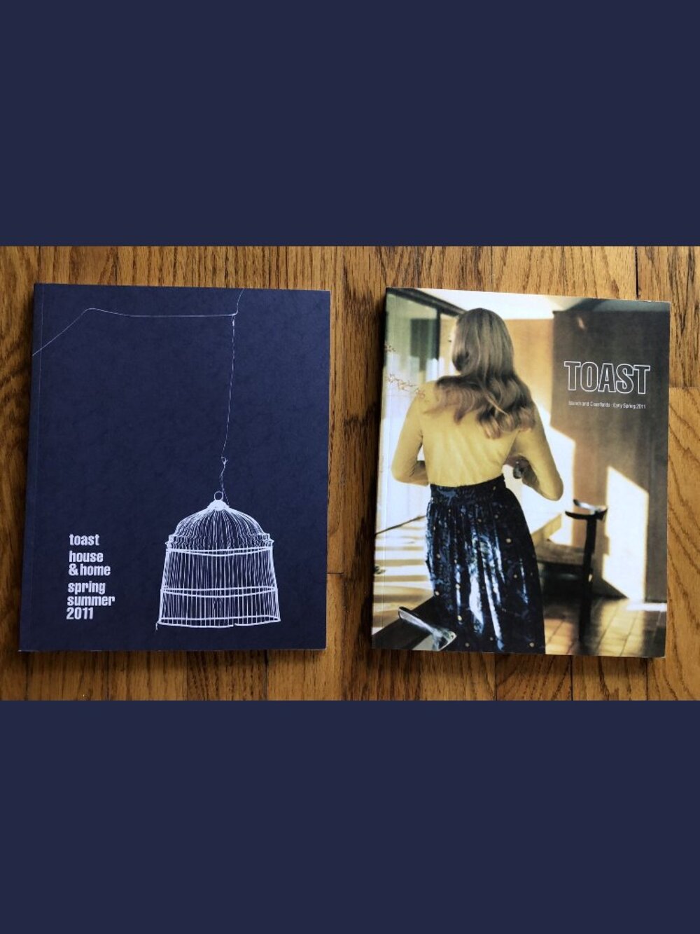 Lot of 2 TOAST UK catalogues 2011 La Ricarda Antoni Bonet Clothing House Home